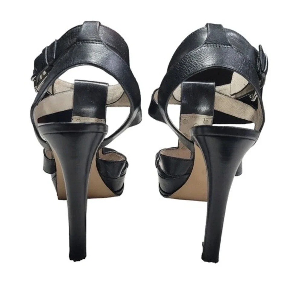 MICHAEL Michael Kors “Hayes” Black Studded Platform Heel Sz 6.5